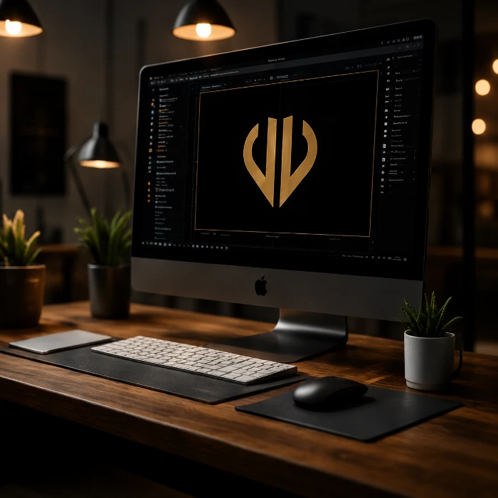 Kreativer Arbeitsplatz von Vision Vibes