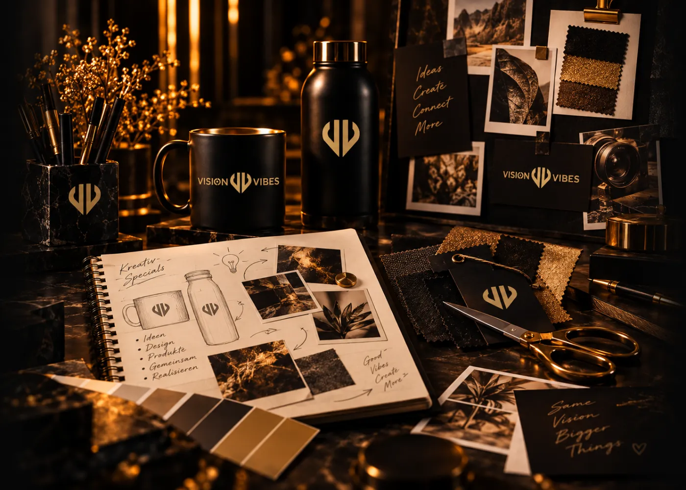 Kreativ-Specials mit verschiedenen Workshop-Materialien